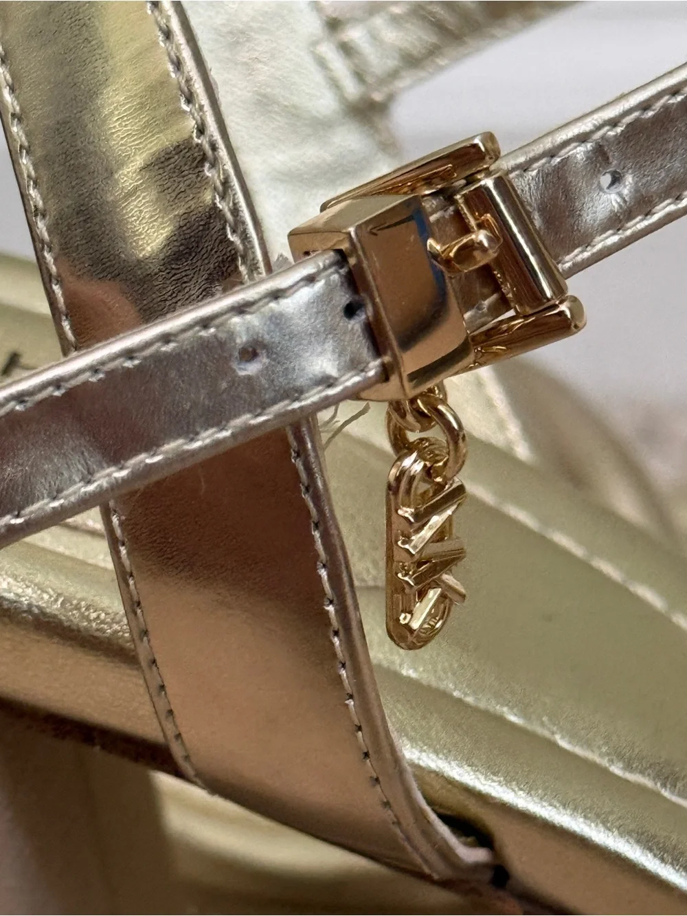 Michael Kors Gold Platforms - W8.5